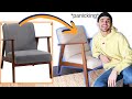 Watch Me Struggle Trying to Reupholster This IKEA Chair