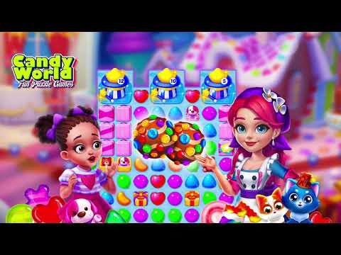 Candy World - Fun Puzzle Games