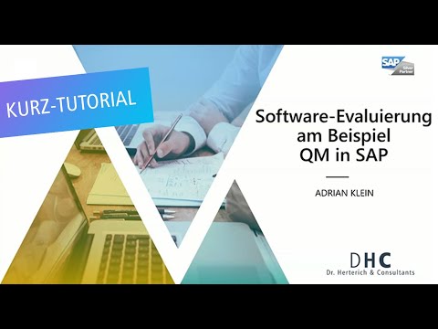 SOFTWARE EVALUIERUNG AM BEISPIEL QM IN SAP