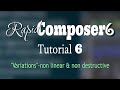 Rapid composer 6 Tutorial 6 - Variations, non linear non destructive musical phrase editing tools!