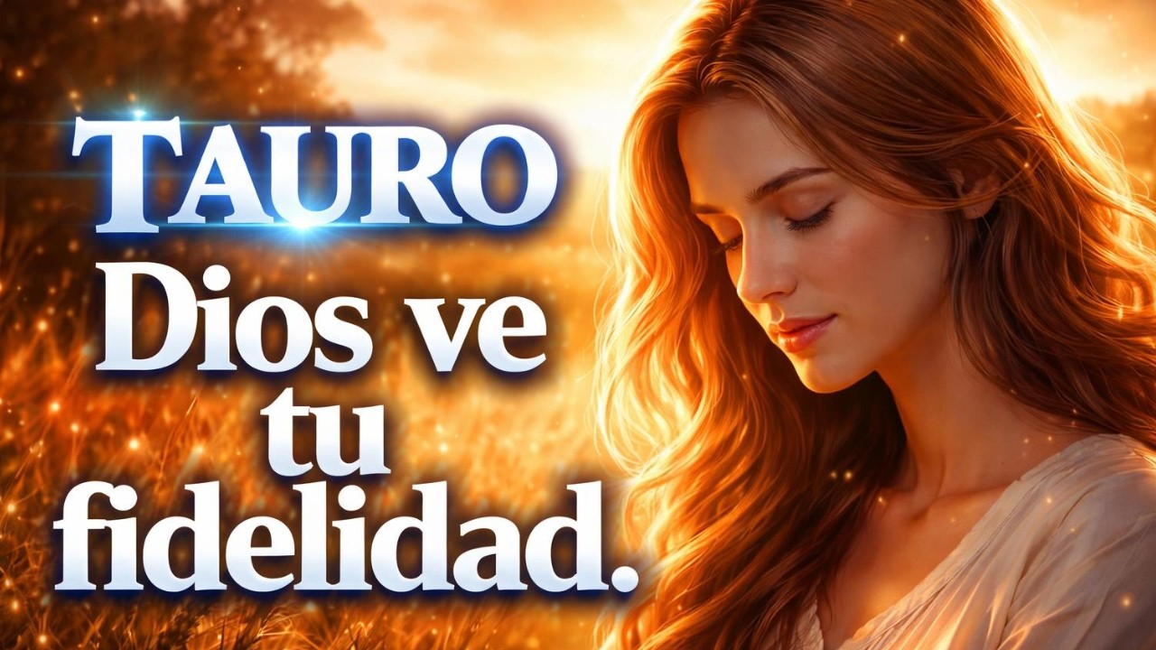 TAURO: Dios ve tu fidelidad en el silencio: la espiritualidad que pocos ...
