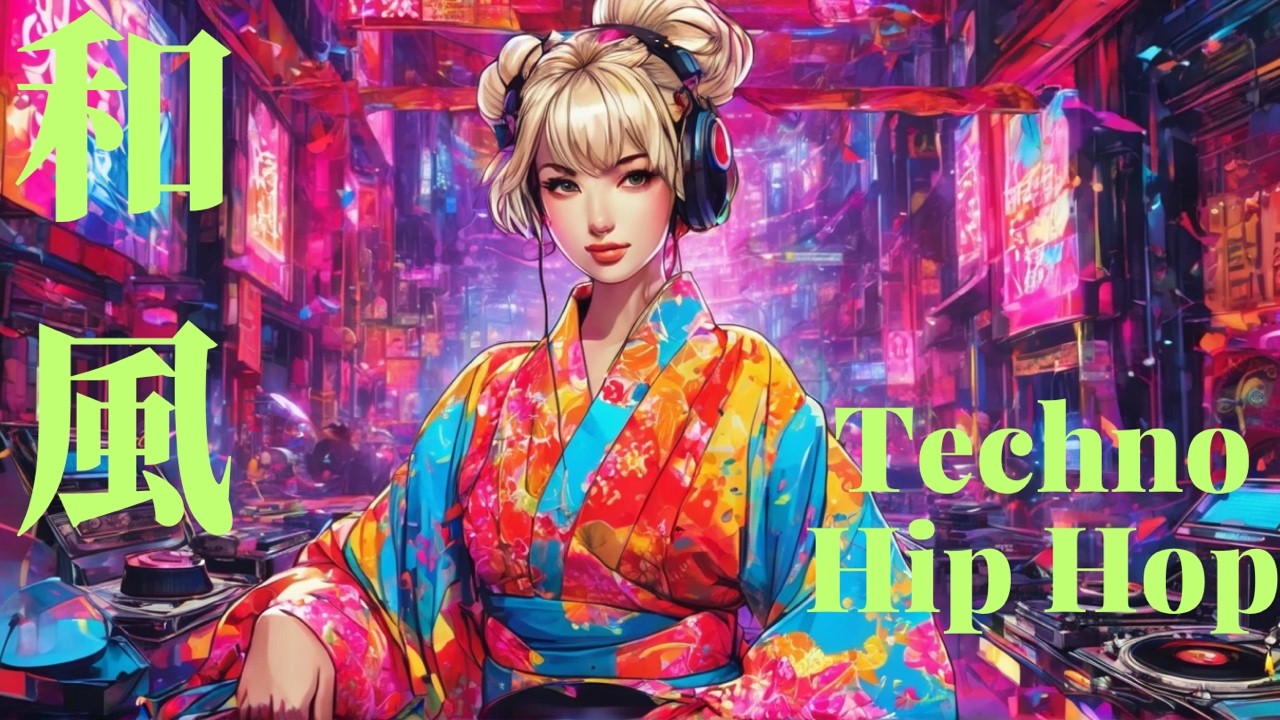 路地裏の着物DJ × 和風BGM】三味線 Techno HipHop Mix 🎌 Japanese