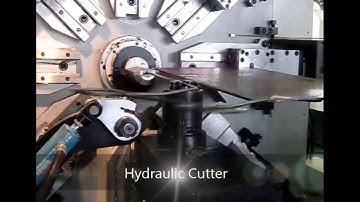 Vinston US CMM-12-600R CNC Camless Multi-Axis Rotary Wire Spring Former  - Sample 06 - Wire Form