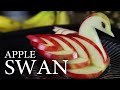 How to make an edible apple swan