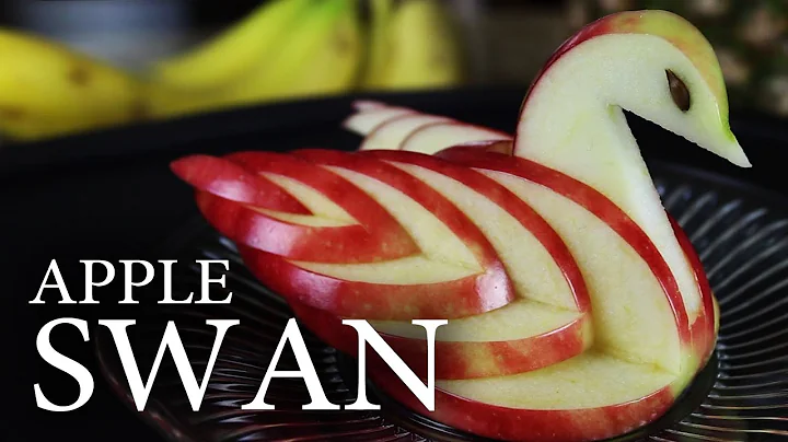 How to Make an Edible Apple Swan!