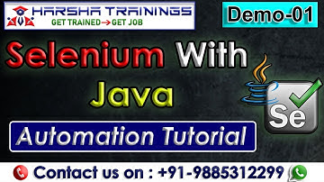 Selenium With Java Tutorial for Beginners | Automation Tutorial | Selenium With Java Demo 01