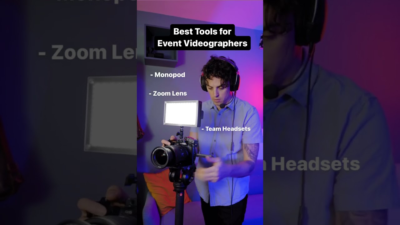 Great tools to have in your kit for event videographers