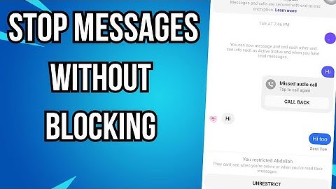 How to Stop Receiving Message from Someone Without Blocking Them On Messenger