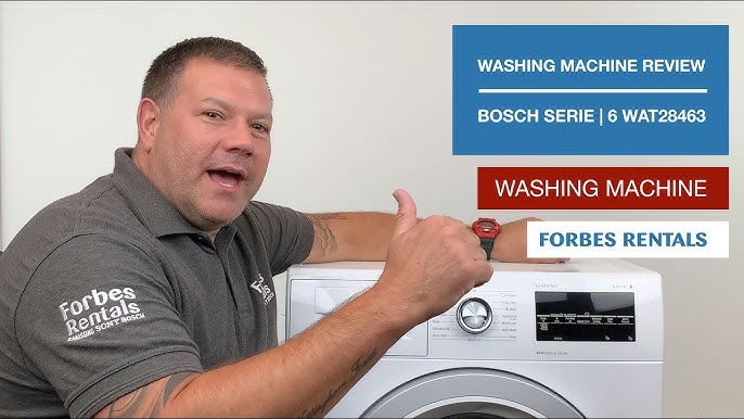 Bosch Serie|6 Wau28T64 Washing Machine Review | Forbes Rentals - Youtube