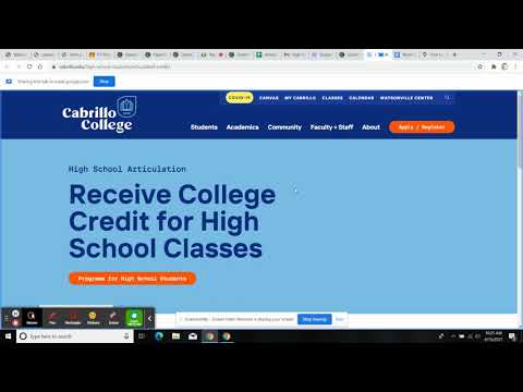 Cabrillo College Registration Process Video