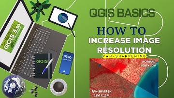 How to pansharp satellite images in QGIS | #qgis Basics Class 13