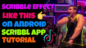 Scribble Animation Effect App| Glowing Animation Effect | Mr.Tech Guide |
