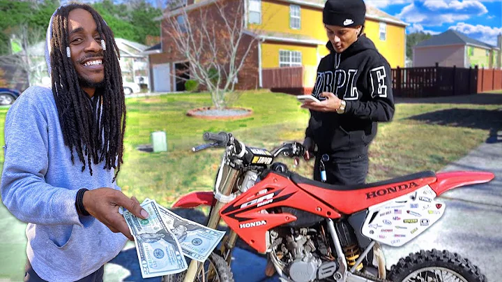 BUYING HIS FIRST 2 STROKE DIRT BIKE FOR THE LOW ! | Leek GT