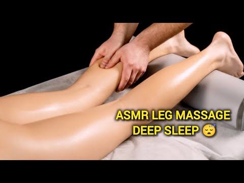 ASMR Leg Massage for Fall Asleep in Minutes 😴 | Deep Sleep & Stress Relief | No Talking