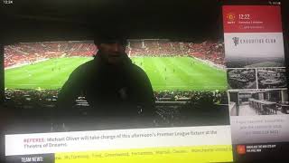 khabib nurmagomedov at Old Trafford to watch Man Utd
