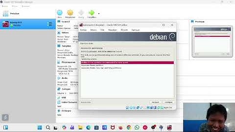Tutorial install Debian di VirtualBox (Lengkap & mudah)