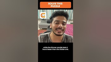 When Do You Light Two Candles? | Puzzles For Placements & Students | Coding Ninjas #shorts