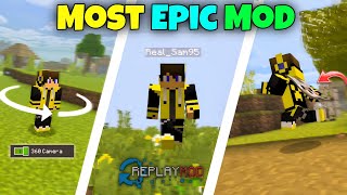 Top 5 EPIC Mods For MCPE || MINECRAFT (1.19-1.20)