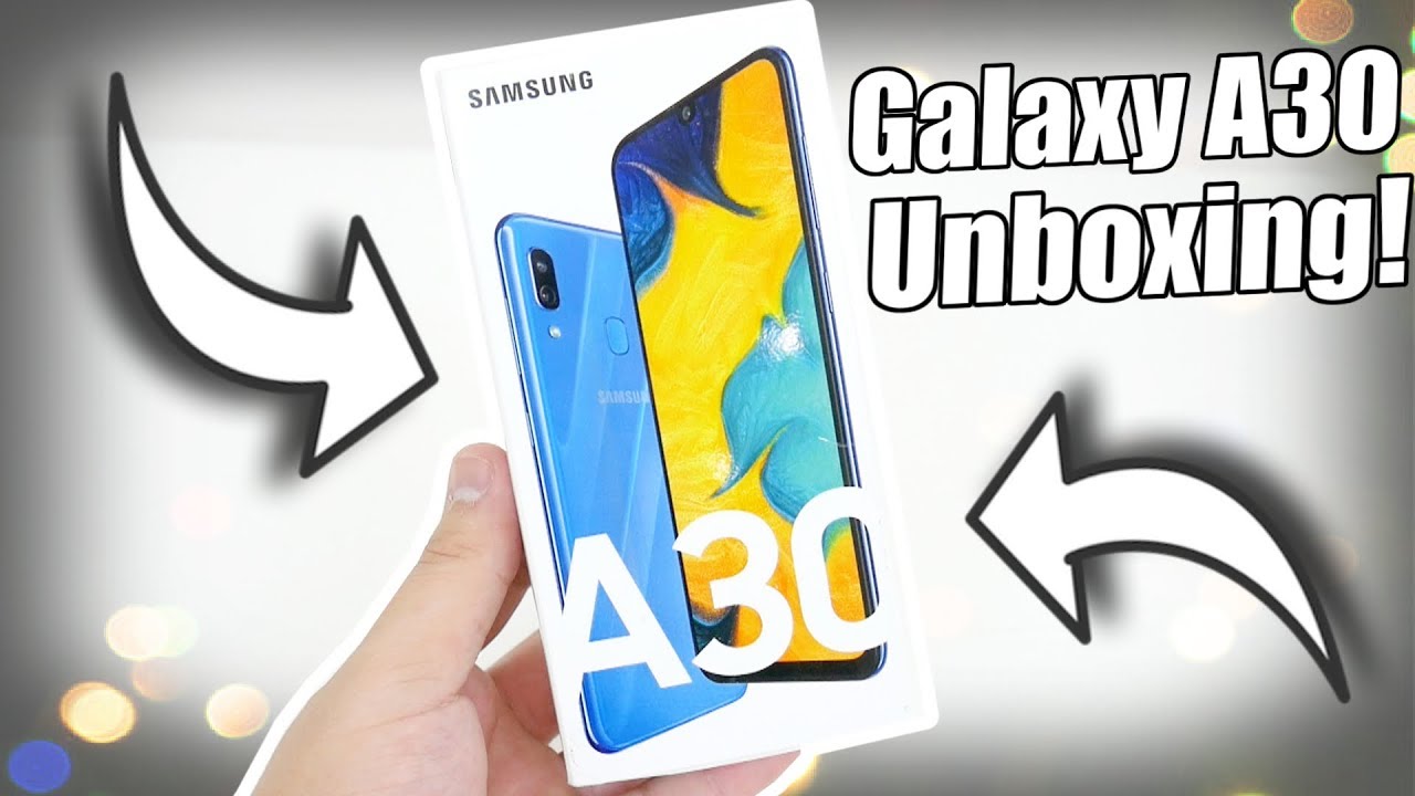Samsung Galaxy A30 Unboxing & First Impressions! - YouTube
