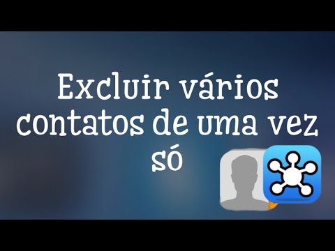 Vídeo: Como Deletar Muitos Contatos Em Um IPhone De Uma Vez