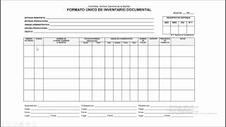 Unique Documentary Inventory Format - YouTube