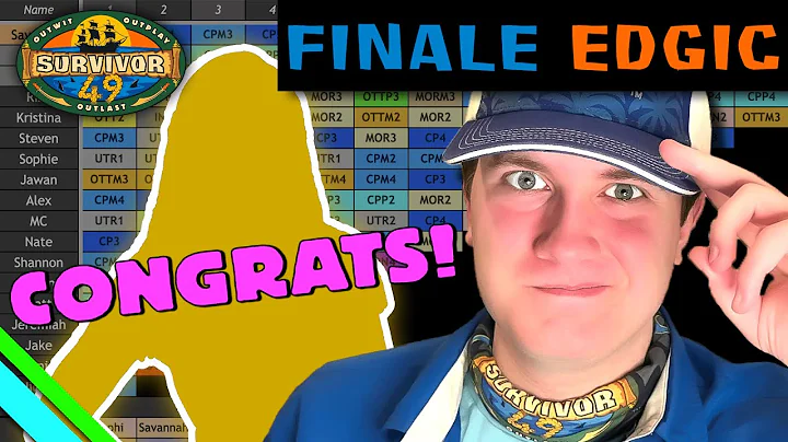 The Finale Analysis of Survivor 49!