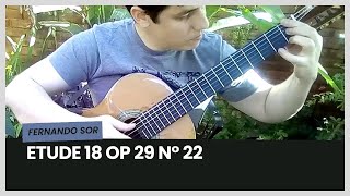Etude 18 Op 29  No 22 - Fernando  Sor