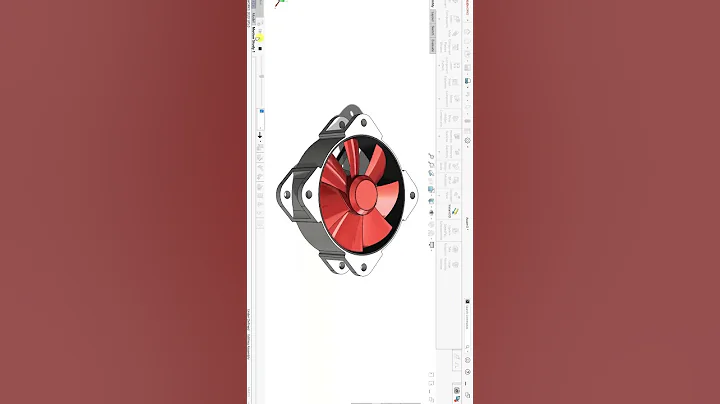 Cooling Fan Design  #design #solidworks3d #solidworks #solidworkstutorial #drawing #cad #engineering