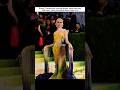 Emma Chamberlain wearing a hand painted dress from Mugler for Met gala 2026 #shorts #metgala #vogue