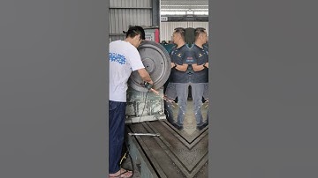 Steam Turbine Rotor Wheel Balancing