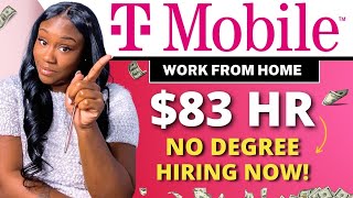 T-MOBILE WORK FROM HOME | ENTRY LEVEL WFH JOBS | REMOTE JOBS 2023