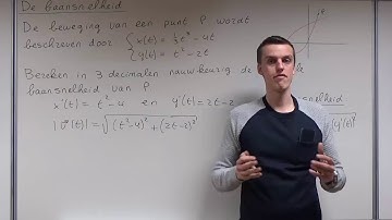 De baansnelheid (VWO wiskunde B)
