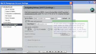 Creating an email account in Netscape communicator