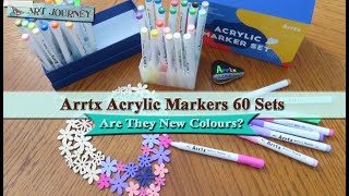 Arrtx Acrylic Markers - Review & Free Download Sheet of ALL Sets!