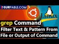 What is grep Command in Linux | Filter Text and Pattern From File