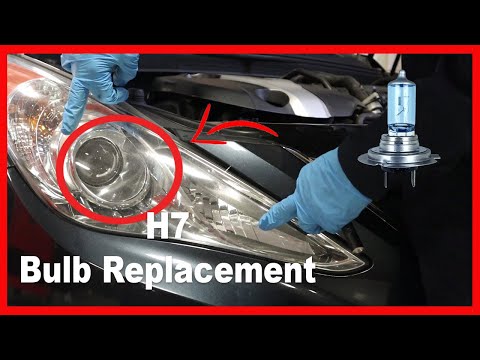 Hyundai Sonata Replacing Headlight Bulb