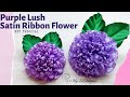 D.I.Y. PURPLE LUSH - SATIN RIBBON FLOWER