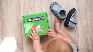Easy to put on first step baby shoes - Walkking's Zip Around