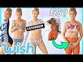 Trying On Bikinis I Bought From Wish Under £10 ! Success Or Disaster! Very Weird.