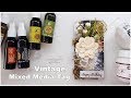 Mixed Media Vintage Tag Tutorial ♡ Maremi's Small Art ♡