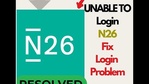 Fix N26 App Login Problem | Unable to Login N26 App (Android & iOS) #techsupport #troubleshooting