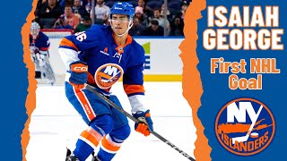 Isaiah George #36 (New York Islanders) first NHL goal Dec 21, 2024