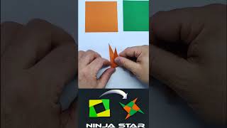 Kağıttan Ninja Yıldızı Yapımı - Origami Ninja Star