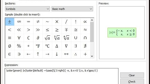 Equation editor in TRichView