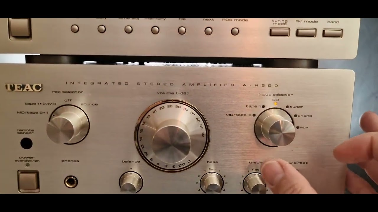 TEAC A-H500 midi gold series high fidelity set -test- sale on ebay
