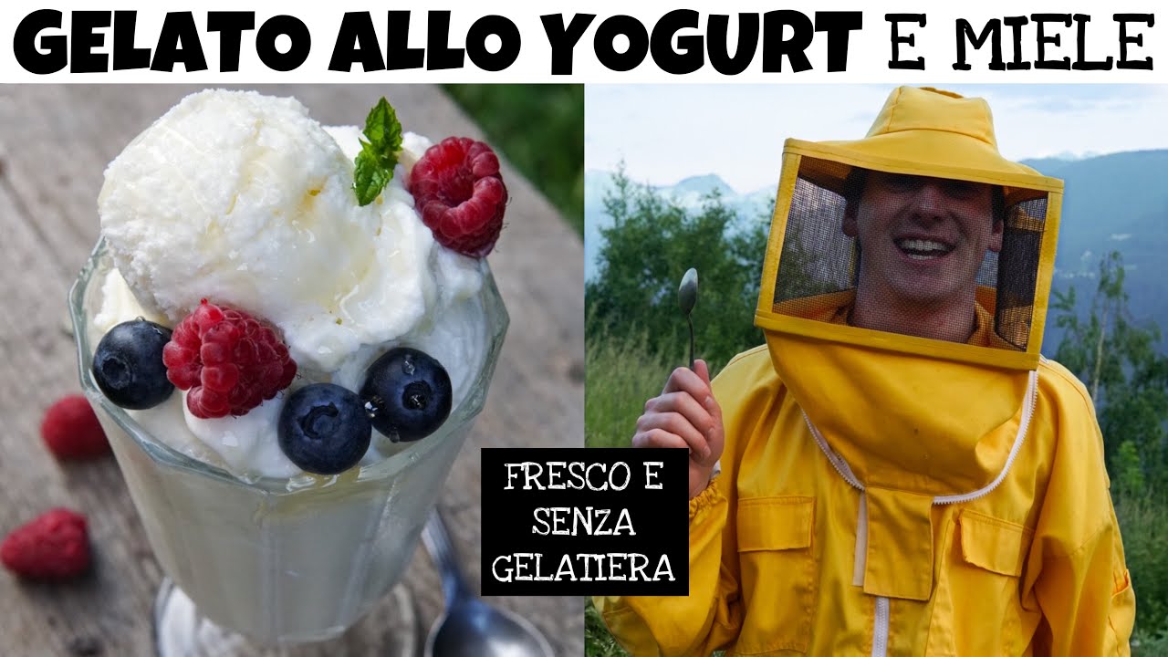 VADO DALLE API A PRENDERE IL MIELE PER FARE UN GELATO ALLO YOGURT E MIELE FAVOLOSO | Davide Zambelli