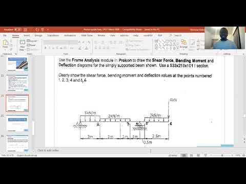 2   Using Prokon for Analysis of beams