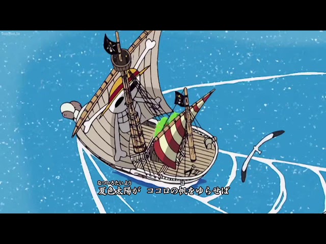 One Piece Opening 3 - Hikari E! (Japanese Song, English Speech [FUNimation]) class=