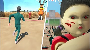 Squid Game 3D 🦑🥷🦑 All Levels Gameplay Android,ios