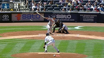 SEA@NYY: Seager plates the first run with a grounder
